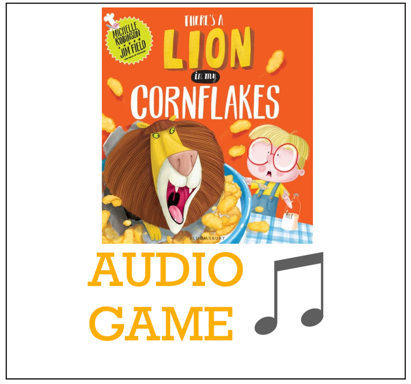 Audio game for THERE'S A LION IN MY CORNFLAKES
